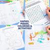 Horizon Group USA Activity Book for Kids, Coloring and Sticker Games for Children, Includes Markers, Bluey(Bluey)