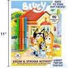Horizon Group USA Activity Book for Kids, Coloring and Sticker Games for Children, Includes Markers, Bluey(Bluey)