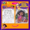 Horizon Group USA Bluey Aqua Art – Reusable Water Reveal Activity Pages With Water Pen for No-Mess Drawing and Coloring(Dora Aqua Art)