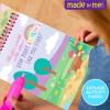 Horizon Group USA Bluey Aqua Art – Reusable Water Reveal Activity Pages With Water Pen for No-Mess Drawing and Coloring(Fairy)
