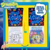 Horizon Group USA Bluey Aqua Art – Reusable Water Reveal Activity Pages With Water Pen for No-Mess Drawing and Coloring(SpongeBob)