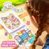 Horizon Group USA Bluey Aqua Art – Reusable Water Reveal Activity Pages With Water Pen for No-Mess Drawing and Coloring(Squishmallows)