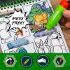 Horizon Group USA Bluey Aqua Art – Reusable Water Reveal Activity Pages With Water Pen for No-Mess Drawing and Coloring(Teenage Mutant Ninja Turtles)