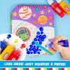 Horizon Group USA Bluey Dot Art Pad & Markers, Spiral-Bound Activity Painting Pad, Travel-Friendly Dabbers, Birthday Party, Great Mess-Free Toddler Toys for Kids Ages 3, 4, 5, 6(Little Tikes)
