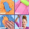 Horizon Group USA Bluey SLIMYGLOOP Slimy Sand Mold & Play Creations, 8-Piece Playset, 3 Scented Colors, Sensory Activity for Kids Ages 3, 4, 5, 6, 7, 8, Multi, Medium(Mold & Play Creations)