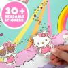 Horizon Group USA Bluey Sticker Playset, 2 Sticker Play Scenes, 35+ Reusable Puffy Bluey Repositionable Stickers for Kids, Perfect for Travel, Screen-Free Fun(Hello Kitty)