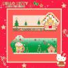 Horizon Group USA Bluey Sticker Playset, 2 Sticker Play Scenes, 35+ Reusable Puffy Bluey Repositionable Stickers for Kids, Perfect for Travel, Screen-Free Fun(Hello Kitty Christmas)