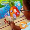 Horizon Group USA Bluey Sticker Playset, 2 Sticker Play Scenes, 35+ Reusable Puffy Bluey Repositionable Stickers for Kids, Perfect for Travel, Screen-Free Fun(Spongebob)