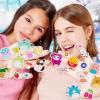 Horizon Group USA Bluey Sticker Playset, 2 Sticker Play Scenes, 35+ Reusable Puffy Bluey Repositionable Stickers for Kids, Perfect for Travel, Screen-Free Fun(Squishmallows)