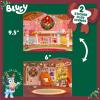 Horizon Group USA Bluey Sticker Playset, 2 Sticker Play Scenes, 35+ Reusable Puffy Bluey Repositionable Stickers for Kids, Perfect for Travel, Screen-Free Fun(Bluey Holiday)