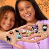 Horizon Group USA Bluey Sticker Playset, 2 Sticker Play Scenes, 35+ Reusable Puffy Bluey Repositionable Stickers for Kids, Perfect for Travel, Screen-Free Fun(Hello Kitty Halloween)