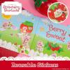 Horizon Group USA Bluey Sticker Playset, 2 Sticker Play Scenes, 35+ Reusable Puffy Bluey Repositionable Stickers for Kids, Perfect for Travel, Screen-Free Fun(Strawberry Shortcake)