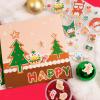 Horizon Group USA Bluey Sticker Playset, 2 Sticker Play Scenes, 35+ Reusable Puffy Bluey Repositionable Stickers for Kids, Perfect for Travel, Screen-Free Fun(Hello Kitty Christmas)