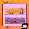 Horizon Group USA Bluey Sticker Playset, 2 Sticker Play Scenes, 35+ Reusable Puffy Bluey Repositionable Stickers for Kids, Perfect for Travel, Screen-Free Fun(Hello Kitty Halloween)