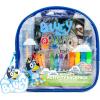Horizon Group USA Bluey Ultimate Activity Backpack, 10+ Creative Projects in a Reusable Bag, Less-Mess Toddler Toys, Road Trip Essentials for Kids, Great Airplane Toy(Bluey)