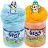 Bluey SLIMYLGOOP, 2 Pack, Pre-Made Slimes, Ready to Play Scented Cloud Slimes, Includes Rubber Bluey Charm & Bingo Charm(Bluey (2 Pack))