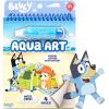 Horizon Group USA Bluey Aqua Art – Reusable Water Reveal Activity Pages With Water Pen for No-Mess Drawing and Coloring(Bluey)