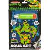 Horizon Group USA Bluey Aqua Art – Reusable Water Reveal Activity Pages With Water Pen for No-Mess Drawing and Coloring(Teenage Mutant Ninja Turtles)