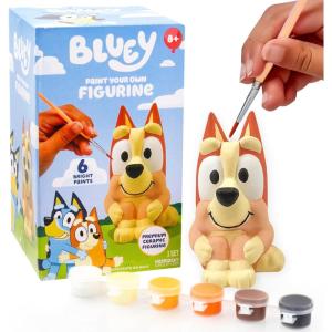 Bluey Paint Your Own Light-Up Figurine, Bingo Night Light, Toys for Kids, Playset, Party Decorations, Game, for Kids Ages 3+, Small(Bluey Bingo Figurine)