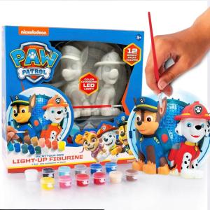 Bluey Paint Your Own Light-Up Figurine, Bingo Night Light, Toys for Kids, Playset, Party Decorations, Game, for Kids Ages 3+, Small(Paw Patrol Light Up Figurine)