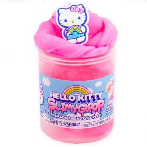Bluey SLIMYLGOOP, 2 Pack, Pre-Made Slimes, Ready to Play Scented Cloud Slimes, Includes Rubber Bluey Charm & Bingo Charm(Hello Kitty (1 Pack))