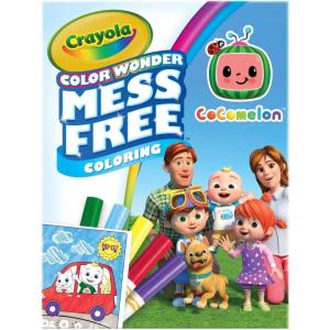 Crayola Bluey Color Wonder Coloring Set, 18 Mess Free Toddler Coloring Pages & 5 Markers, Bluey Activity Set for Kids, Gift for Toddlers, Ages 3+(Cocomelon)