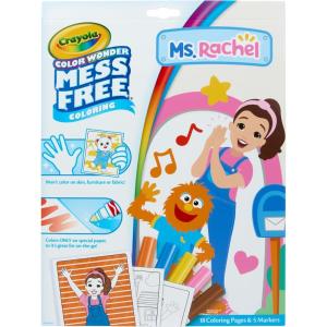Crayola Bluey Color Wonder Coloring Set, 18 Mess Free Toddler Coloring Pages & 5 Markers, Bluey Activity Set for Kids, Gift for Toddlers, Ages 3+(Ms. Rachel)