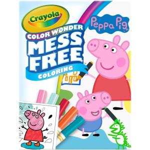 Crayola Bluey Color Wonder Coloring Set, 18 Mess Free Toddler Coloring Pages & 5 Markers, Bluey Activity Set for Kids, Gift for Toddlers, Ages 3+(Peppa Pig)