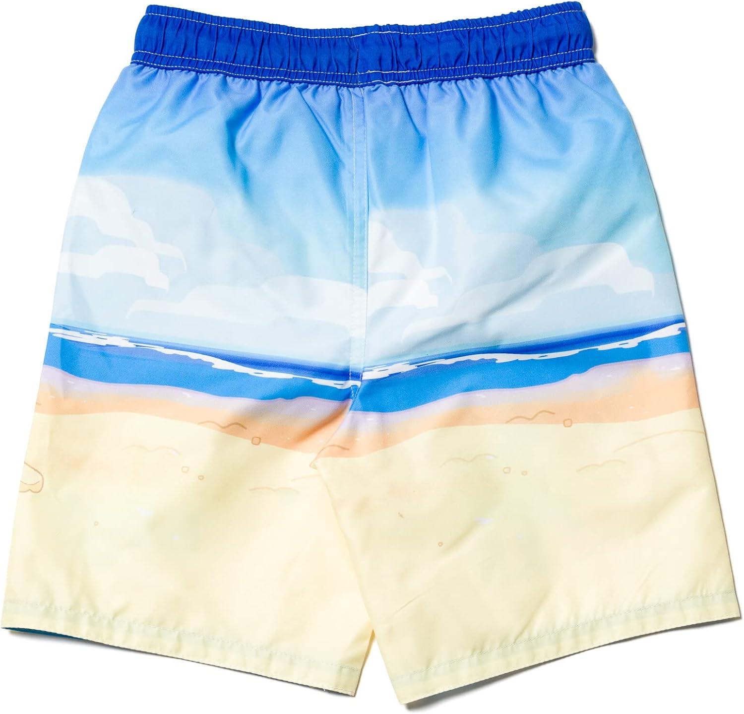 imageBluey Bingo UPF 50 Swim Trunks Bathing Suit Toddler to Little Kid Sizes 2T 78Blue