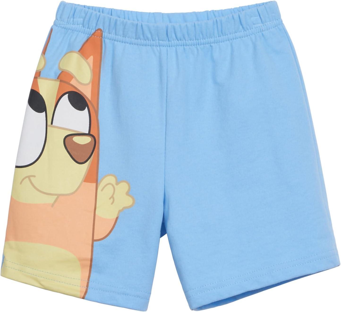 imageBluey Pullover Hoodie and French Terry Shorts Toddler to Big Kid Sizes 2T 1012Blue Bluey Bingo