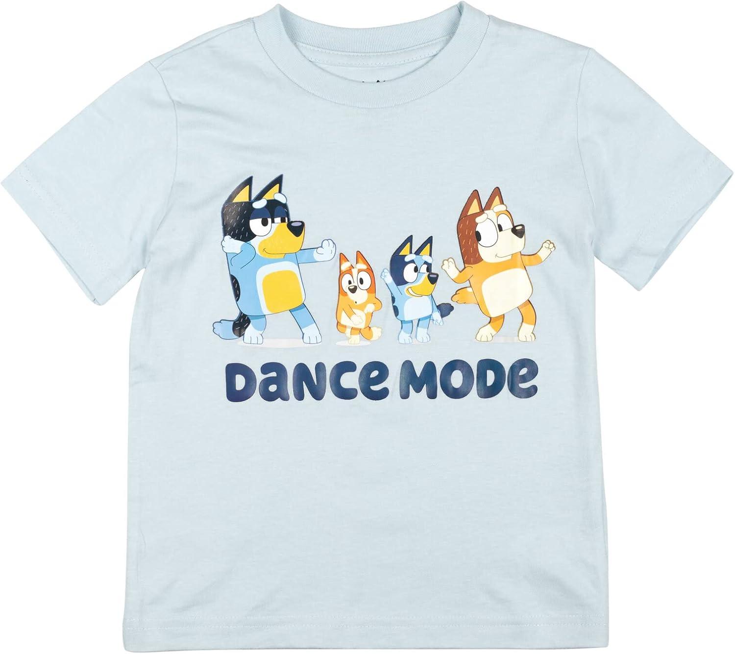 imageBluey Shirts 3 Pack Boys TShirts for Summer Pack of 3 Boys Tshirt Kids Cotton T ShirtBlue