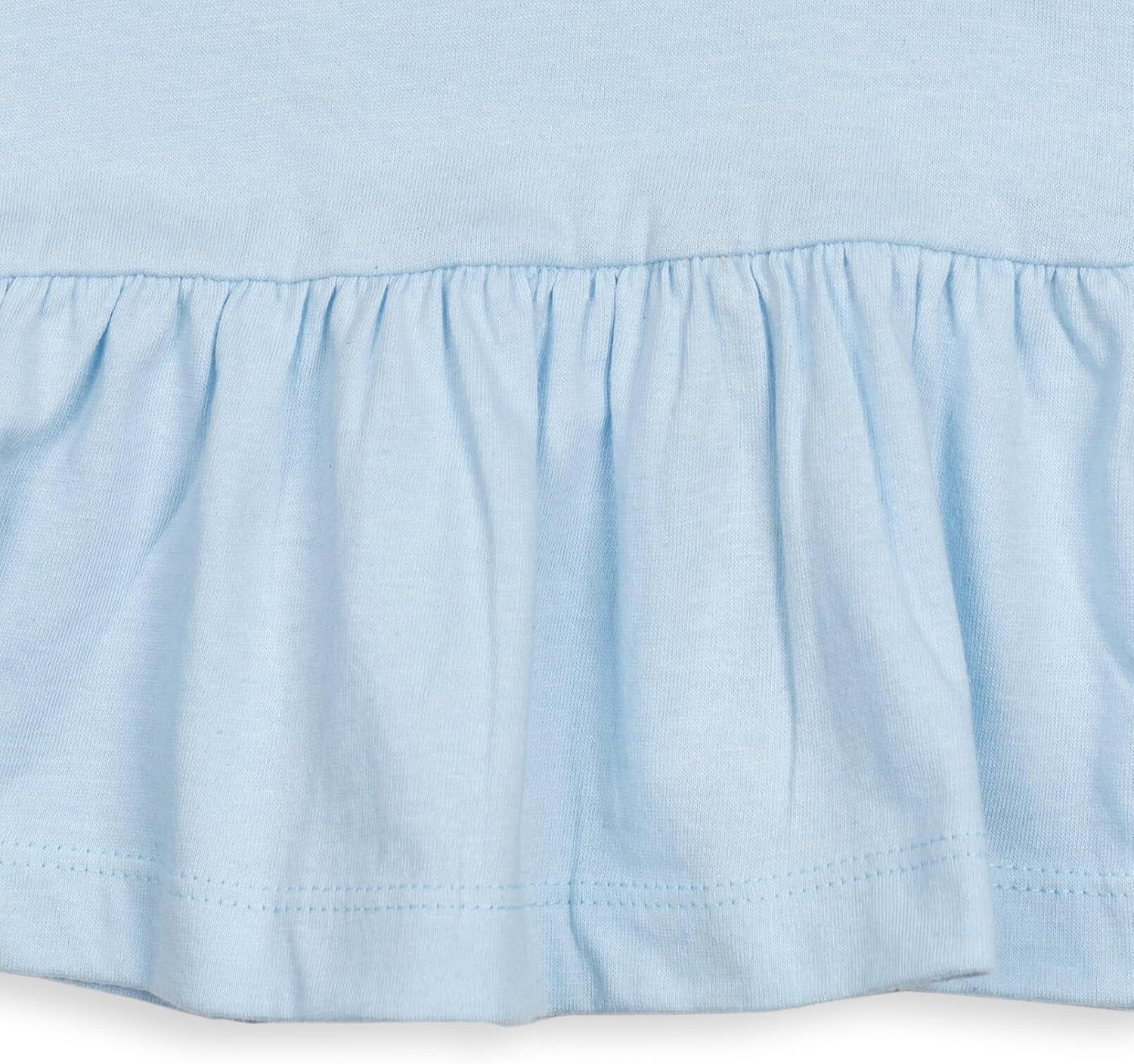 imageBluey Winton Snickers Honey Muffin Bandit Dad Chilli Mom Missy Chloe Coco Bingo Girls 2 Pack TShirts Toddler to Little KidBlue Grey