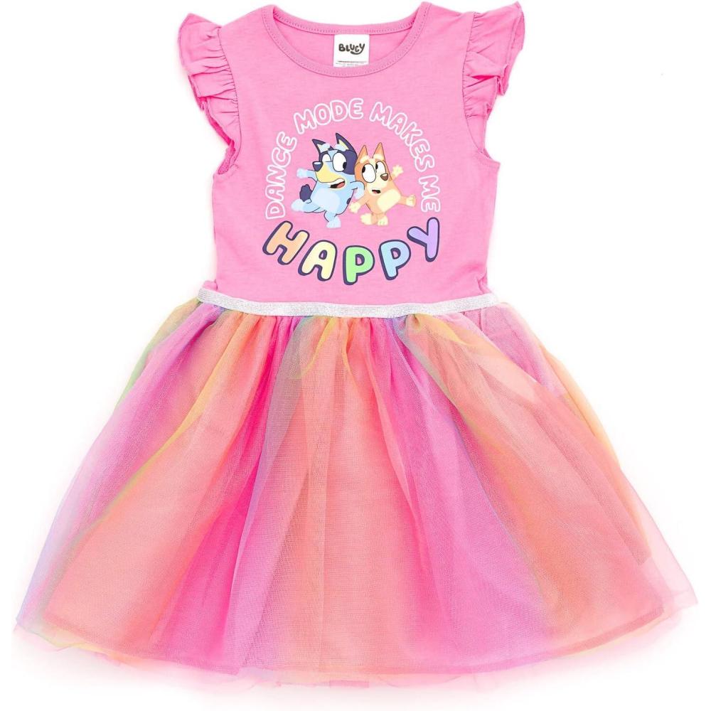 imageBluey Bingo Girls Dress Toddler to Big KidPink