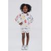 Bluey Bingo Chloe Coco French Terry Sweatshirt and Shorts Infant to Big Kid(Multicolor)