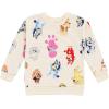 Bluey Bingo Chloe Coco French Terry Sweatshirt and Shorts Infant to Big Kid(Multicolor)