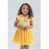Bluey Bingo Girls Mesh Cosplay Dress Toddler to Big Kid(Bingo (Bluey))