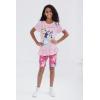 Bluey Bingo Girls T-Shirt and Shorts Outfit Set Toddler to Big Kid(Pink)