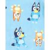 Bluey Bingo Polo Shirt and Shorts Toddler to Little Kid(Blue)