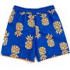 Bluey Bingo UPF 50+ Swim Trunks Bathing Suit Toddler to Little Kid Sizes (2T – 7-8)(Dark Blue  Pineapples)