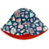Bluey Button Down Shirt Shorts and Bucket Sun Hat 3 Piece Outfit Set Toddler to Big Kid(Road Trip)