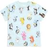 Bluey Drop Shoulder T-Shirt French Terry Shorts and Adjustable Snapback Baseball Cap 3 Piece Outfit Set Toddler to Big Kid(Bluey & Friends)