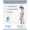 Bluey Drop Shoulder T-Shirt French Terry Shorts and Adjustable Snapback Baseball Cap 3 Piece Outfit Set Toddler to Big Kid(Bluey & Friends)