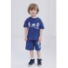 Bluey Drop Shoulder T-Shirt and Shorts Outfit Set Toddler to Big Kid Sizes (2T – 10-12)(Blue)