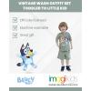 Bluey Drop Shoulder T-Shirt and Shorts Outfit Set Toddler to Big Kid Sizes (2T – 10-12)(Green)