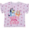 Bluey Girls 3 Pack T-Shirts Toddler to Big Kid Sizes (2T – 10-12)(Lavender / Pink / Peach)