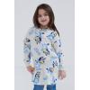 Bluey Girls Fleece Dress Toddler to Big Kid(White)