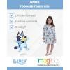 Bluey Girls Fleece Dress Toddler to Big Kid(White)