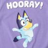 Bluey Girls T-Shirt Little Kid to Big Kid Sizes (4-14-16)(Purple)