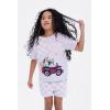 Bluey Girls T-Shirt and French Terry Shorts Outfit Set Toddler to Big Kid Sizes (2T – 10-12)(Lavender)