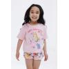 Bluey Girls T-Shirt and French Terry Shorts Outfit Set Toddler to Big Kid Sizes (2T – 10-12)(Pink)